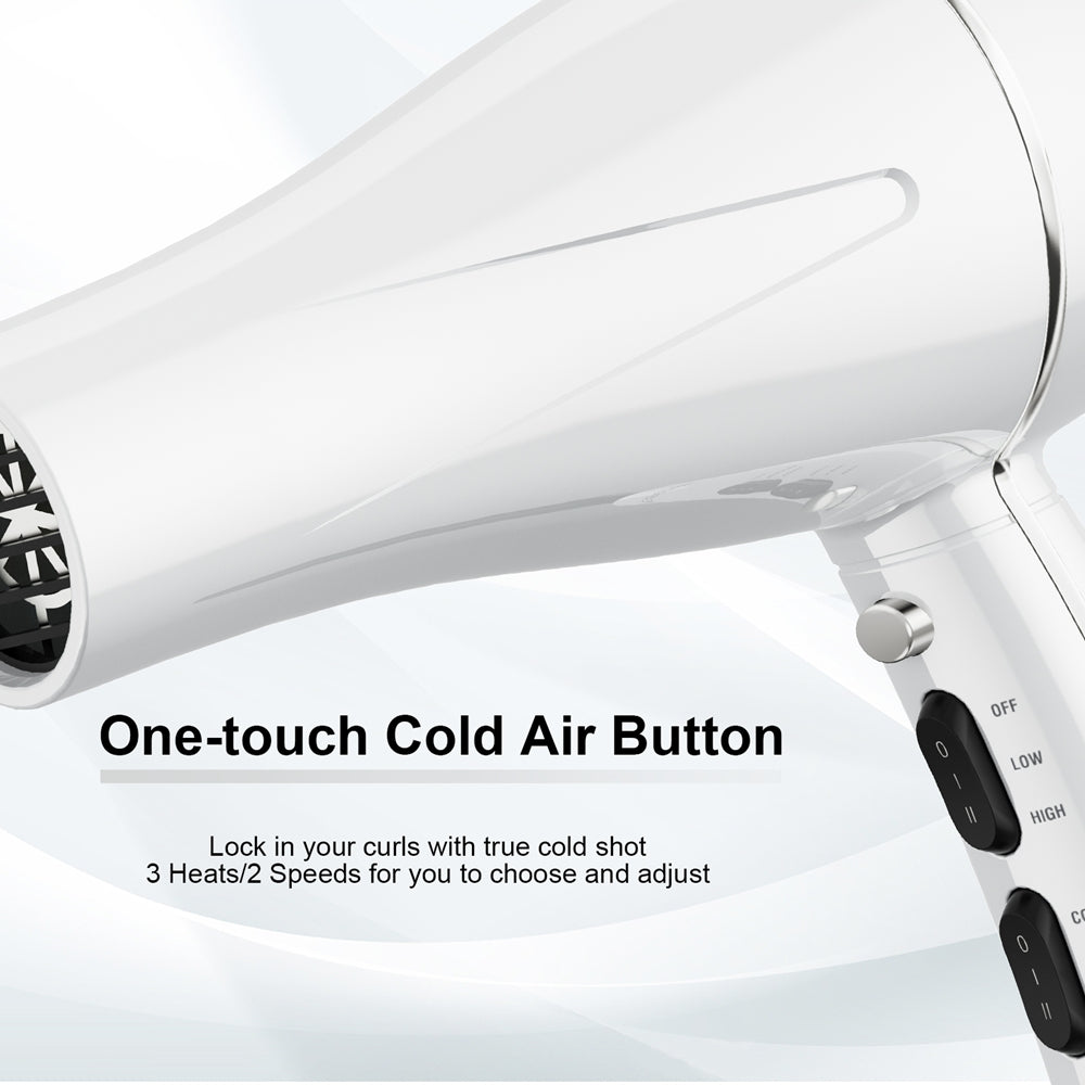 NEXPURE Hair Dryer, 1875W Professional Ionic Blow Dryer with