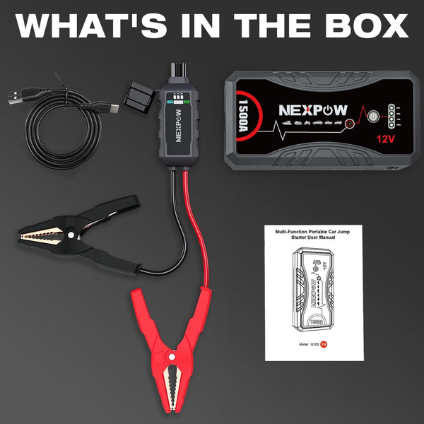 NEXPOW Q10S 1500A Peak Jump Starter