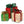 Load image into Gallery viewer, Box ABS Plastic Frame LED 60 Light Warm White Light Three-Piece Set Onion Cloth Christmas Gift Box
