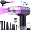 Nexpow Compressed Air Duster 50,000 RPM - USB Rechargeable, Replaces Canned Air Spray for Car & Home, 7 x 6.33 x 2.48 in