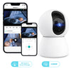 FEBFOXS 2K Baby Monitor Indoor Security Camera for Home Security