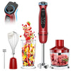 VAVSEA Immersion Blender, 1100W 5-in-1 Hand Blender, 24-Speed Handheld Stick Blender for Chopper, Beaker, Whisk, Milk Frother