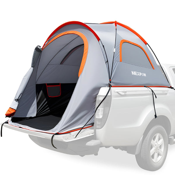 NEXPOW Truck Tent for Camping with Waterproof Rainfly, Double Layer Portable Car Truck Bed Tent