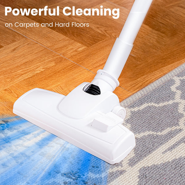 VAVSEA Corded Vacuum Cleaner with 800ML Double Dust Cup Lightweight 16Kpa 600W Powerful Suction Stick Vacuum