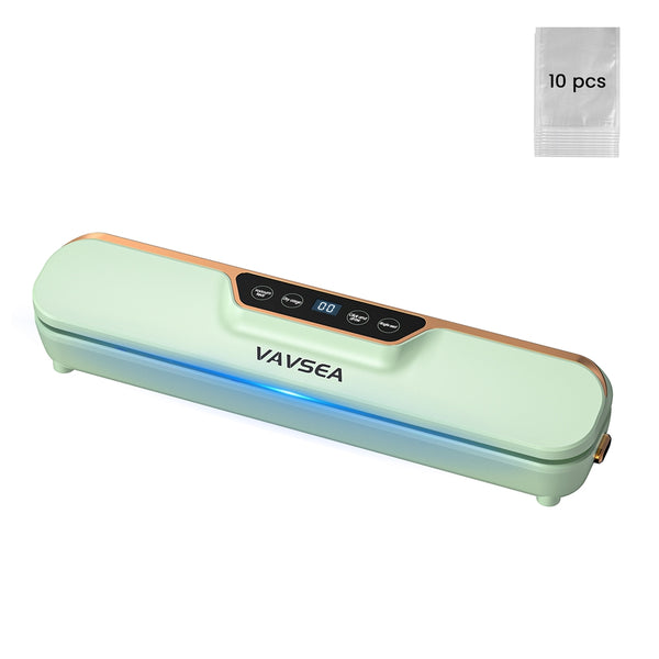 VAVSEA Vacuum Sealer, 62Kpa Food Sealer Machines with 4 Modes, Dry/Draw/Seal/Vac, Dry & Moist Food Storage Sous Vide for Kitchen