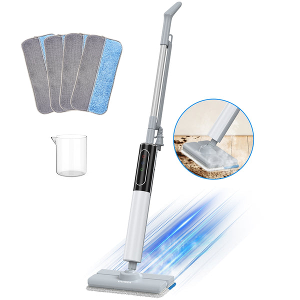 VAVSEA Steam Mop, Floor Steamer with 4 Washable Pads, Steam Cleaner for Cleaning Hardfloors