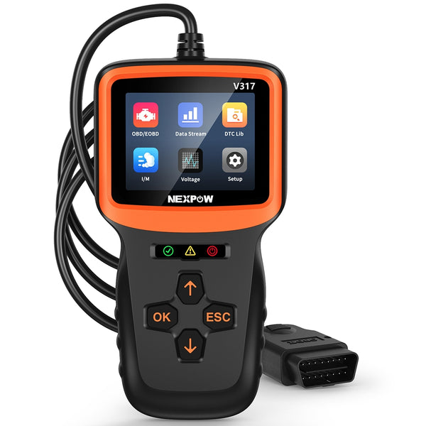 NEXPOW OBD2 Scanner Code Reader, Check Engine Code Readers with I/M Readiness, CAN Diagnostic Scan Tool for All Vehicles after 1996