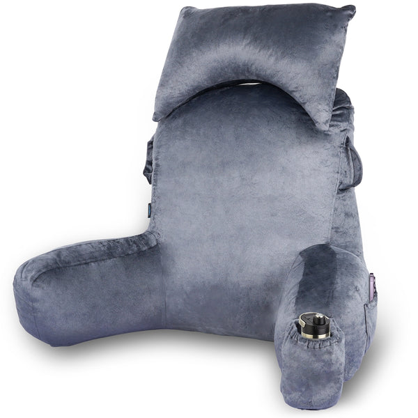 VAVSEA Reading Pillow Extra Large 31" Backrest Pillow with Arms Bed Rest Pillow