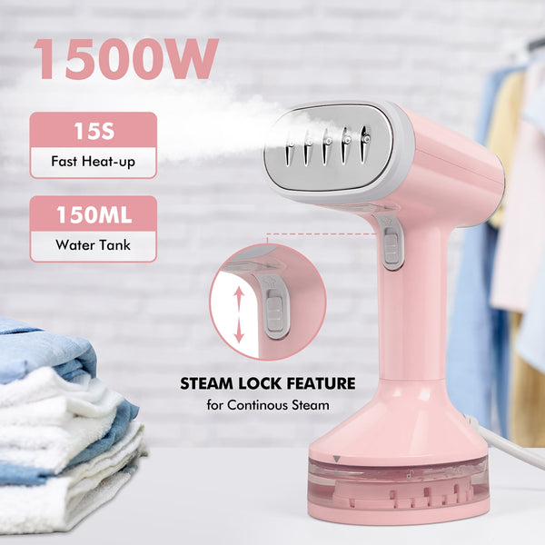 VAVSEA Steamer for Clothes 1500W Handheld Garment Steamer, Steam Iron, Portable for Travel