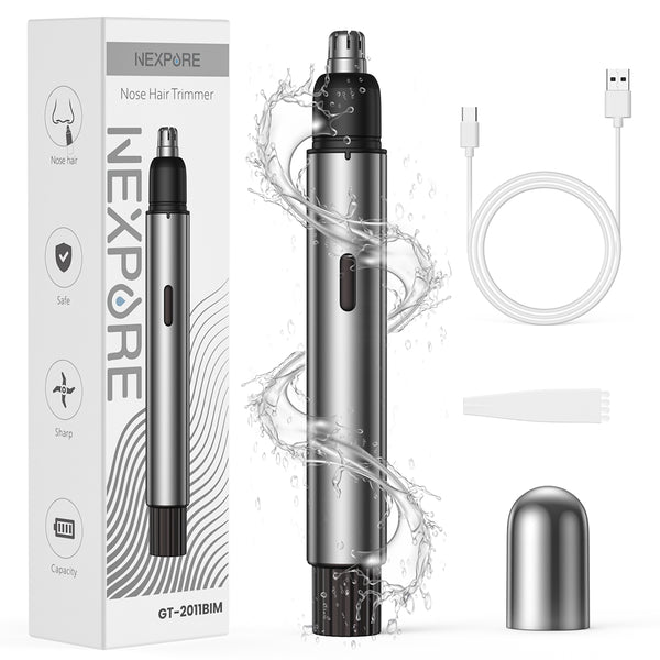 NEXPURE Nose Hair Trimmer, Lithium Ion Battery Electric Nose Ear Hair Remover, GT-2011BIM