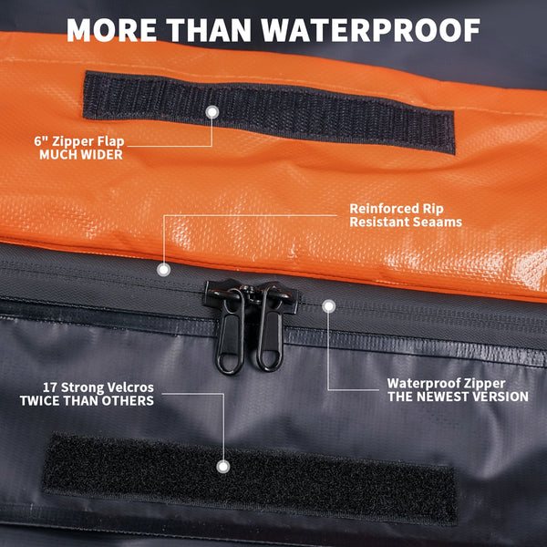 NEXPOW Car Rooftop Cargo Carrier Bag, 21 Cubic Feet 100% Waterproof Heavy Duty 840D Car Roof Bag