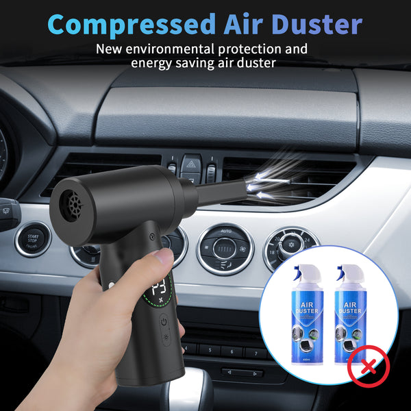 Nexpow Air Duster - 150,000 RPM Compressed Air Duster for Office & Home, Usb