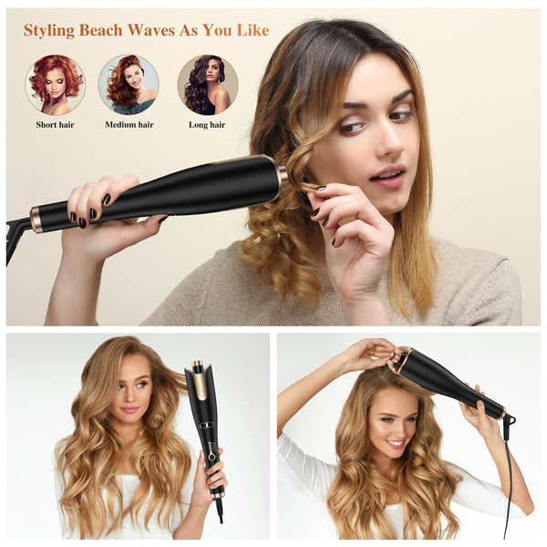NEXPURE Curling Iron, Professional Automatic Hair Curler with 1" Large Rotating Barrel