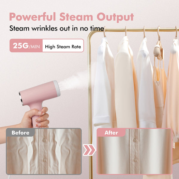 VAVSEA Steamer for Clothes 1500W Handheld Garment Steamer, Steam Iron, Portable for Travel