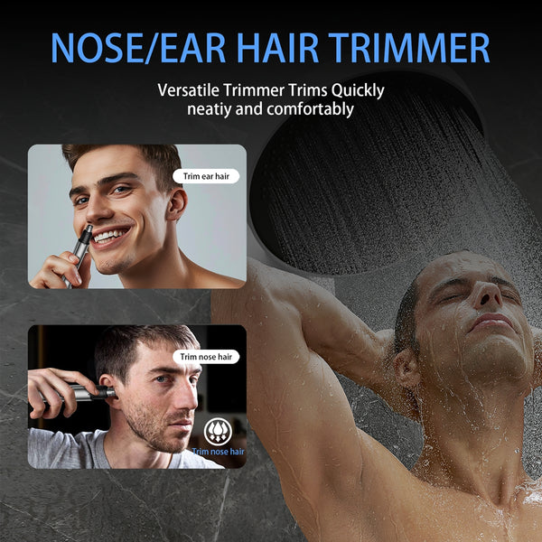 NEXPURE Nose Hair Trimmer, Lithium Ion Battery Electric Nose Ear Hair Remover, GT-2011BIM