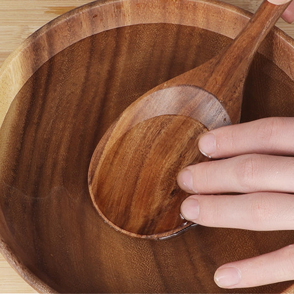 VAVSEA 11 Pcs Wooden Spoons for Cooking, Thickened Natural Wooden Cooking Utensils, Eco-Friendly Wood Kitchen Utesnils, Gifts for Christmas