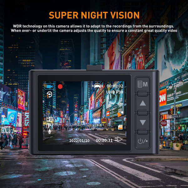 NEXPOW Dash Cam Front and Rear, 1080P Full HD Dash Camera, Dashcam with Night Vision with LCD Display