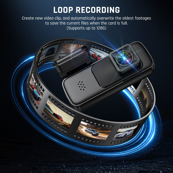 NEXPOW 2K Wifi Front Dash Cam with Voice Control Dash Camera,24H Parking Mode,Loop Recording,IR Night Vision