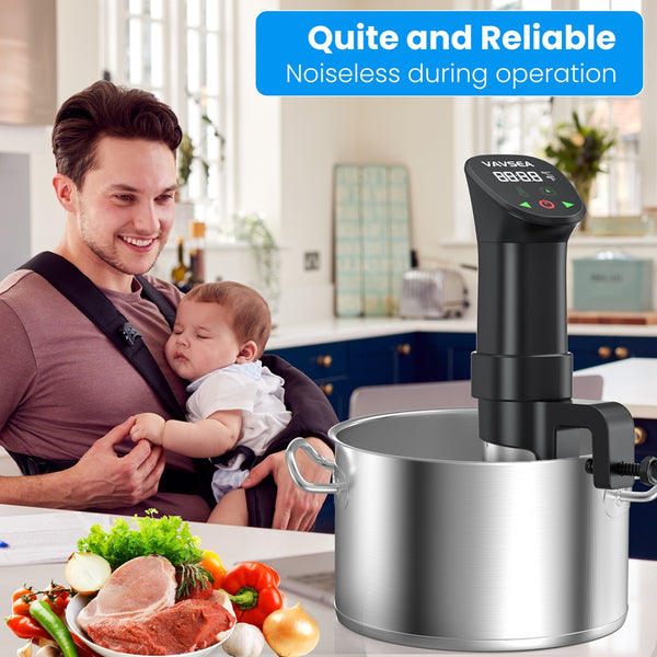 VAVSEA Sous Vide Machines with Digital Touch Screen and Accurate Temperature Time Control