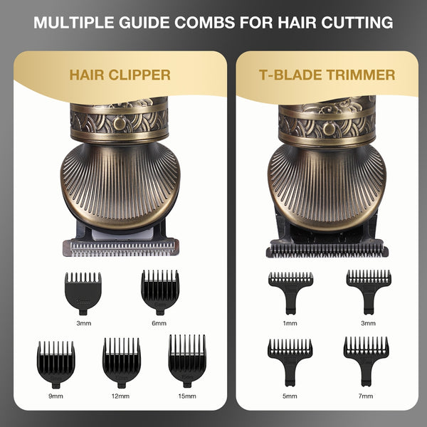 NEXPURE Beard Trimmer for Men, Electric Razor Shavers, Cordless Hair Clippers, Shaving Kit, 6 in 1 Beard Grooming Kit