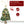 Load image into Gallery viewer, 20in Pre-lit Artificial Mini Christmas Tree, Tabletop Small Xmas Pine Tree with Ornaments and 30 Warm Lights for Holiday Decor
