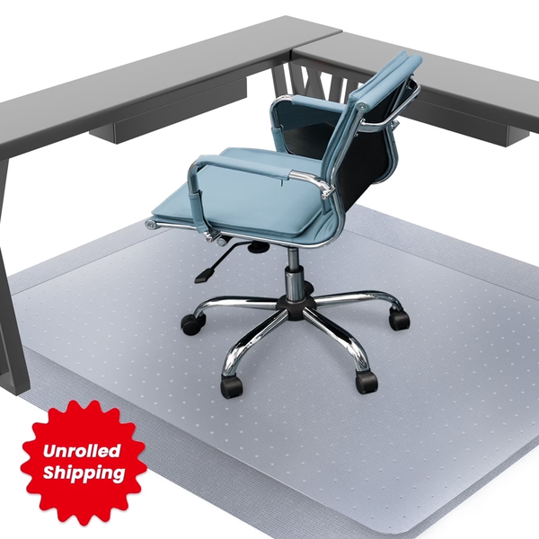 VAVSEA Office Chair Mat for Carpet Floor, Computer Desk Chair Mat, 36" x 48" Heavy Duty Polycarbonate Clear Floor Mat for Home Office