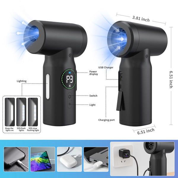 Nexpow Air Duster - 150,000 RPM Compressed Air Duster for Office & Home, Usb