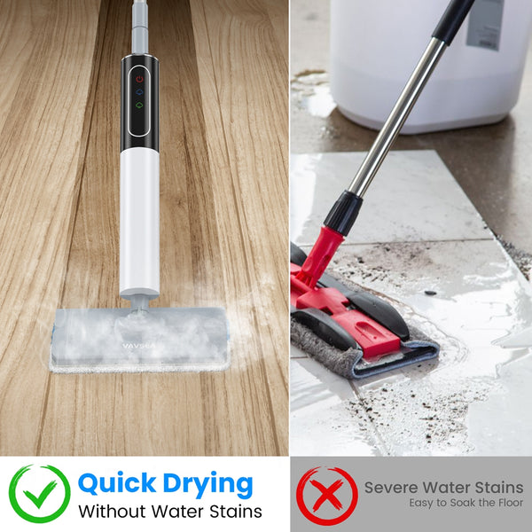 VAVSEA Steam Mop, Floor Steamer with 4 Washable Pads, Steam Cleaner for Cleaning Hardfloors
