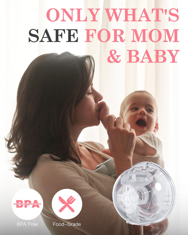 NICEGREEN Wearable Breast Pump S32, Hospital-Grade Hands-Free Electric Breastfeeding Pump, Portable Wireless Double Breast Pump