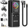 NEXPOW Tire Inflator Portable Air Compressor, 150PSI & 9000mAh Cordless Air Pump with Digital Tire Pressure Gauge