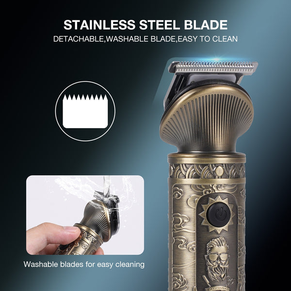 NEXPURE Beard Trimmer for Men, Electric Razor Shavers, Cordless Hair Clippers, Shaving Kit, 6 in 1 Beard Grooming Kit