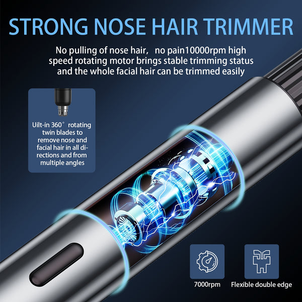 NEXPURE Nose Hair Trimmer, Lithium Ion Battery Electric Nose Ear Hair Remover, GT-2011BIM