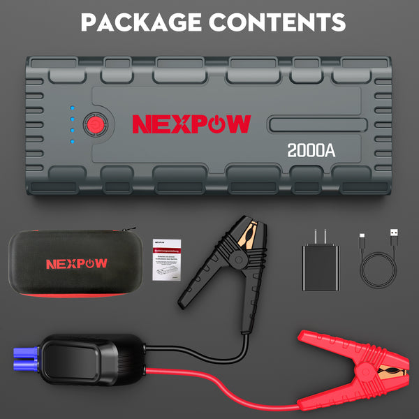 NEXPOW G17 2000A Peak 18000mAh Jump Starter