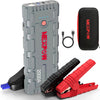NEXPOW Avviatore Batteria Auto, 2000A 18000mAh Portatile Avviatore di Emergenza (per Motori Fino a 7.5L Benzina/6L Diesel), 12V Booster Avviamento Auto con Torcia a LED&USB Quick Charge 3.0(Available only in Italy)