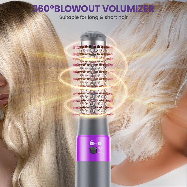 NEXPURE Hair Dryer Brush, Hot Air Brush, Blow Dryer Brush Tool Set for Straightener,Dryer and Curling,No Heat Damage