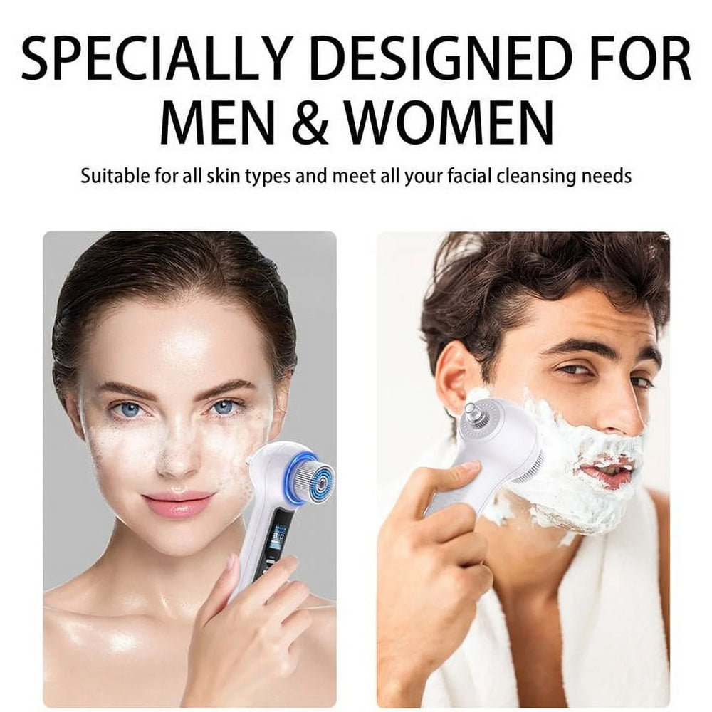 NU SKINboost USB充電式ブースター NEXPURE Facial Cleansing Brush - IPX7 Waterproof with LCD Screen