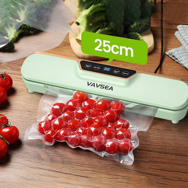 VAVSEA Vacuum Sealer, 62Kpa Food Sealer Machines with 4 Modes, Dry/Draw/Seal/Vac, Dry & Moist Food Storage Sous Vide for Kitchen