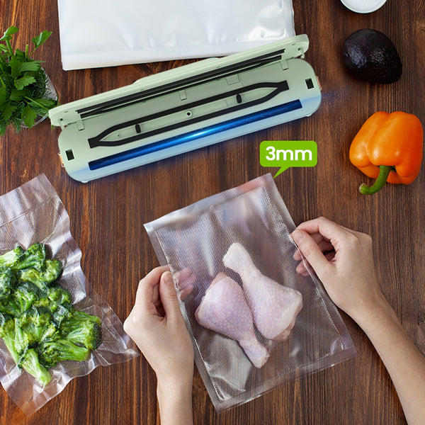 VAVSEA Vacuum Sealer, 62Kpa Food Sealer Machines with 4 Modes, Dry/Draw/Seal/Vac, Dry & Moist Food Storage Sous Vide for Kitchen