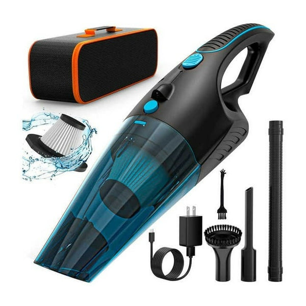 NEXPOW Handheld Car Vacuum Cordless, Portable Car Vacuum Cleaner with 15000Pa Strong Suction Power and HEPA Filter, Vacuum Cleaner for Home, Office, Car, Pet, Dust