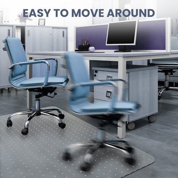 VAVSEA Office Chair Mat for Carpet Floor, Computer Desk Chair Mat, 36" x 48" Heavy Duty Polycarbonate Clear Floor Mat for Home Office