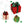 Load image into Gallery viewer, Box ABS Plastic Frame LED 60 Light Warm White Light Three-Piece Set Onion Cloth Christmas Gift Box
