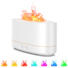 VAVSEA Flame Diffuser Humidifier, 7 Color Essential Oil Diffuser, 200ml Time Setting for Home