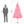 Load image into Gallery viewer, FCH 7ft 1400 Branch PVC Branch Iron Bracket Christmas Tree Pink
