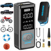 AVAPOW Tire Inflator Portable Air Compressor, 150 PSI Cordless Car Tire Air Pump, 3.7″ LCD Screen, Auto-Shuts Off Tire Pump for Motorcycle,Bike