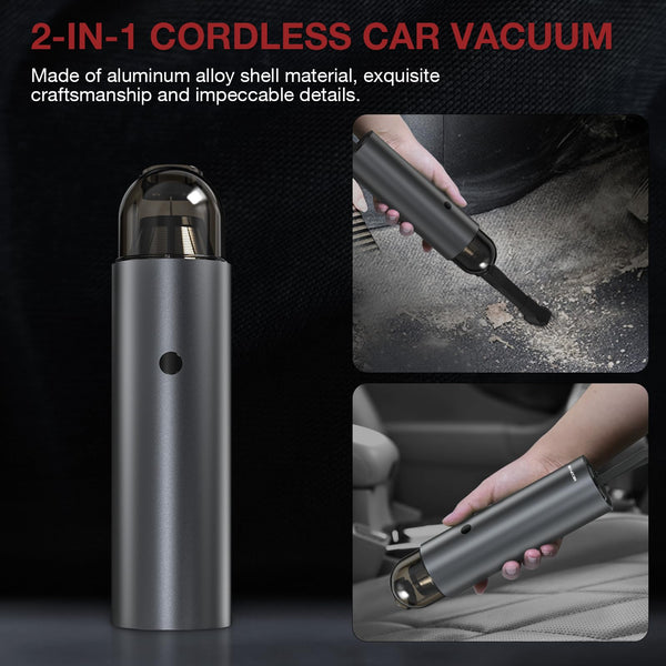 NEXPOW Car Vacuum Portable Car Vacuum Cleaner High Power 10000PA with Detachable Power Bank, Handheld Vacuum Cordless 7500 mAh Battery, Small Hand Vacuum with USB Charging for Car, Home, Office