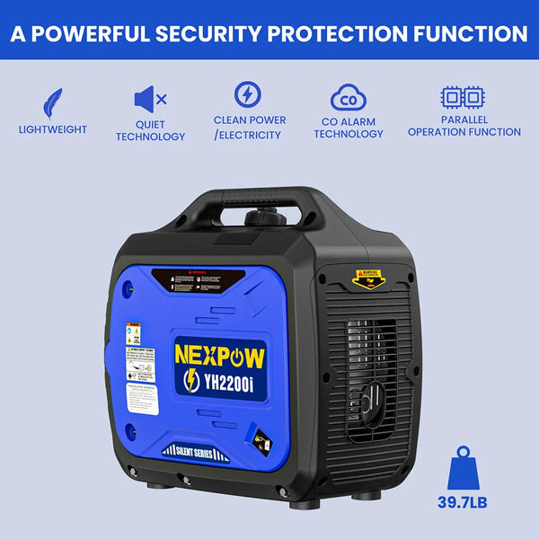 NEXPOW ‎YH2200i 2500-Watt Portable Inverter Generator