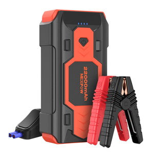  NEXPOW Car Jump Starter,Car Battery Jump Starter 4000A Peak Q11  Pack for Up to All Gas and 10.0L Diesel Engine12V Auto Battery Booster, Jumper Cables,Portable Lithium Jump Box with LED Light/USB QC3.0 